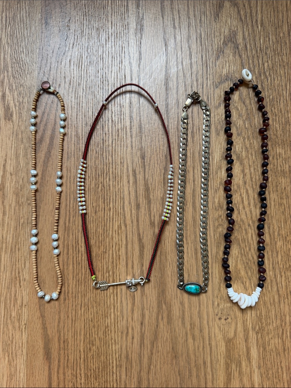 4 Boho Necklaces